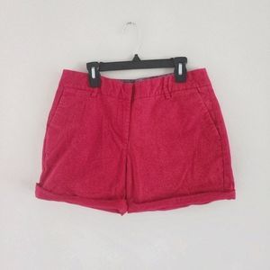 Nautical preppy red shorts
